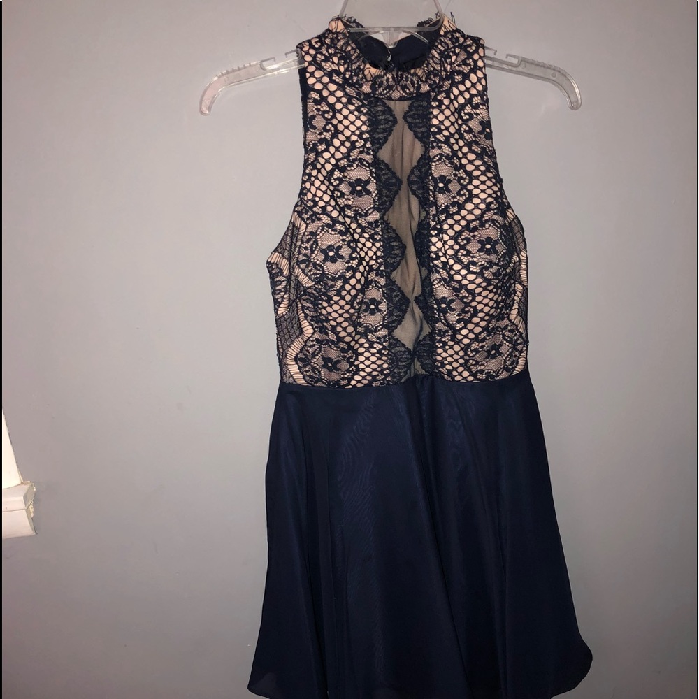 Navy blue Homecoming dress!